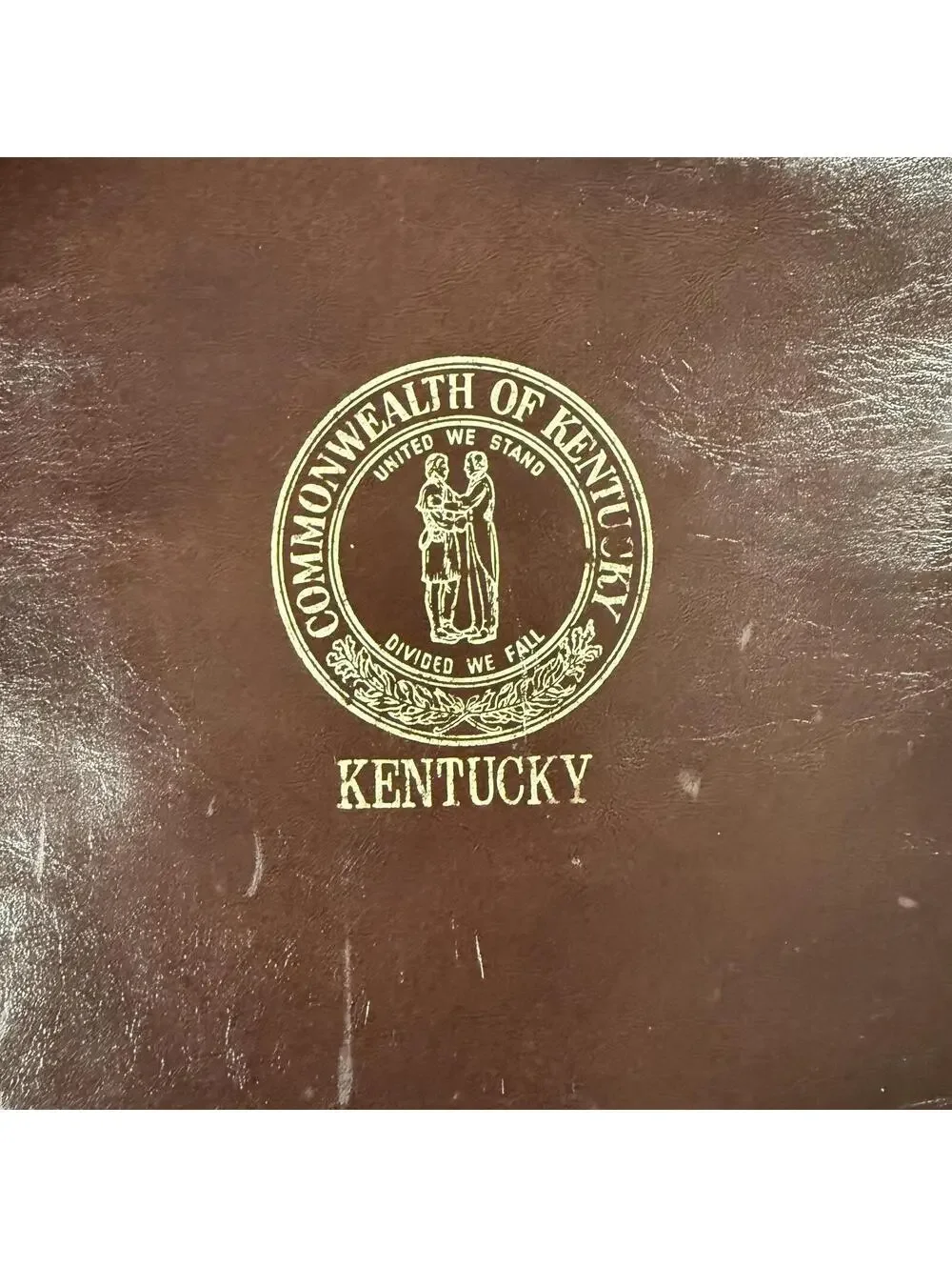 Vintage Samsill “Commonwealth of Kentucky” Leather Briefcase/Portfolio Bag